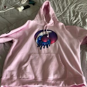Pink xl current culture and design hoodie